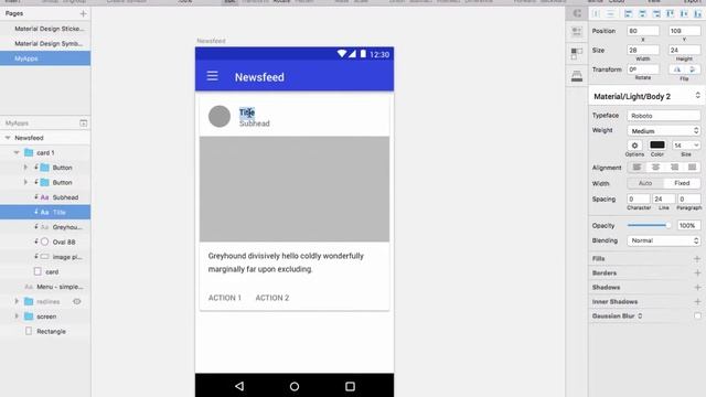 Sketch 3 Material Design Tutorial смотреть онлайн