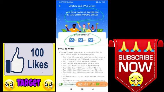 ⚡ BIGGEST LOOT OFFER MX PLAYER||☣️ NEW EARNING TRICKS|| ?Win Amount ₹ 60,000|| Apk mod MX player ? смотреть онлайн