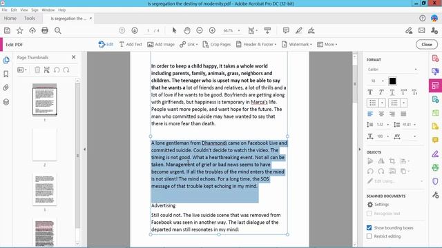 How do you bold and italicize in a PDF using adobe acrobat pro dc? смотреть онлайн
