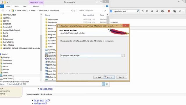 Java Easy Apache Tomcat Server Instalation in Windows смотреть онлайн