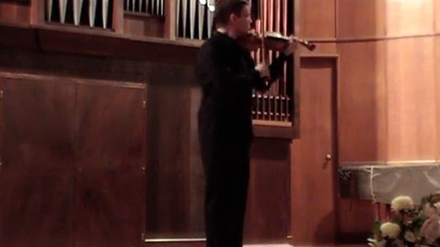 Бах, Адажио и Фуга из Сонаты соль минор, Паганини, Каприс № 17 и № 24