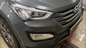 Hyundai Santafe - Установка лазерных линз от MTF