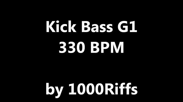 Kick Bass Drum G1 : 330 BPM - Beats Per Minute смотреть онлайн
