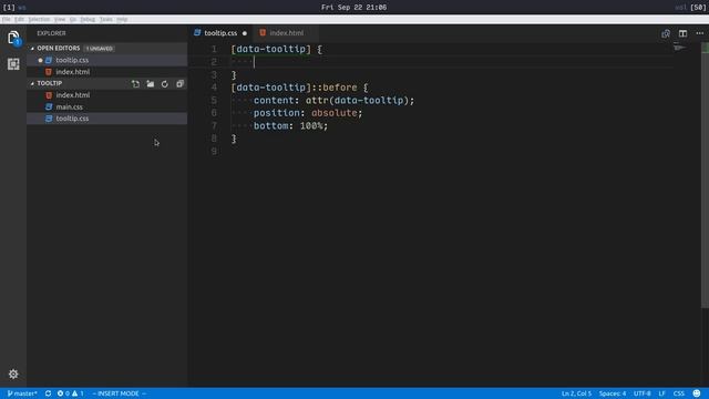 Pure CSS Tooltips смотреть онлайн
