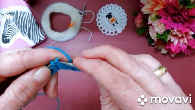 Самый простой способ! Вязание полой резинки по кругу спицами!!! смотреть онлайн