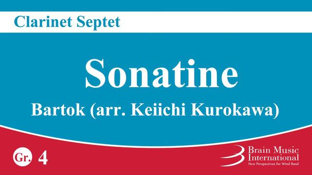 Sonatine - Clarinet Septet by Béla Bartók (arr. Keiichi Kurokawa) смотреть онлайн
