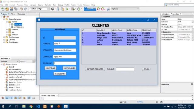 JAVA CRUD - REPORTES PDF смотреть онлайн