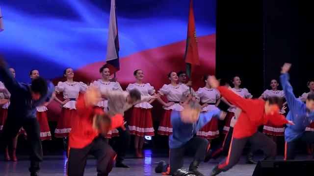 Казачата "Знамя России". Лучший танец для открытия концерта. смотреть онлайн