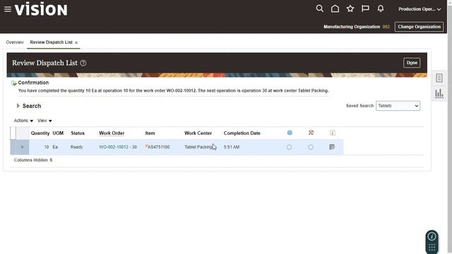 Manufacturing | Use the Quick Complete Action to Execute a Manufacturing Work Order смотреть онлайн