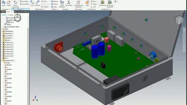 Autodesk Inventor Cable & Harness - Add Work Points to Guide Segments Into a Connector смотреть онлайн
