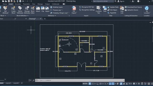 Inserting PDF in AutoCAD and converting DWG to PDF in AutoCAD in Bangla смотреть онлайн
