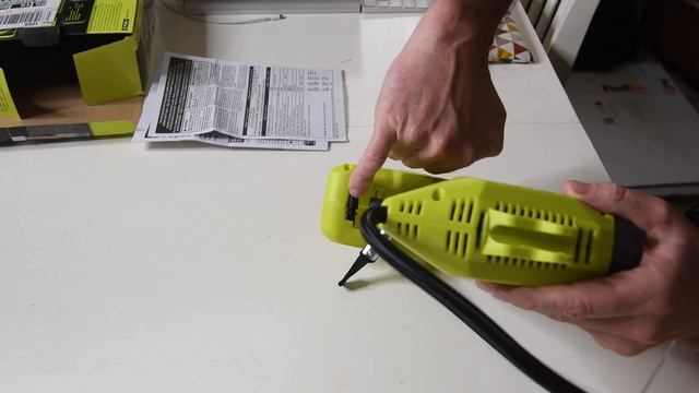 Ryobi One + 18V High Pressure Inflator Unboxing