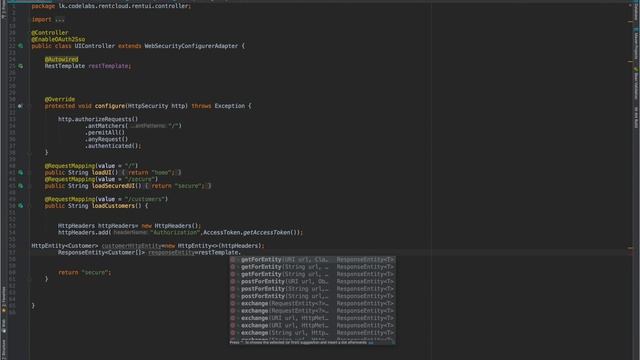 [013] Single sign-on (SSO) and Service to Service call with spring boot [Mcroservice in & out - 013 смотреть онлайн
