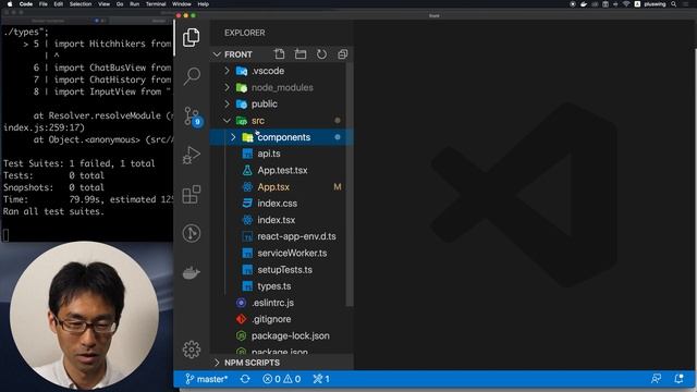 React+typescript入門 #22 コンポーネントのテストを書いてみる смотреть онлайн