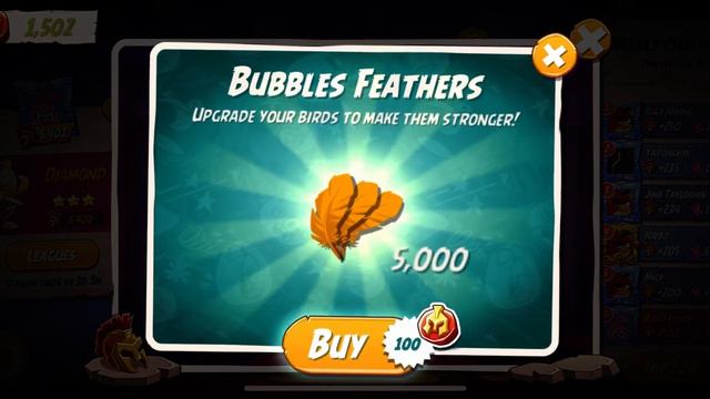 Angry Birds 2 | Spending my arena coins | Bubbles Atlantean Hat | feathers for bubbles | AB2 | смотреть онлайн