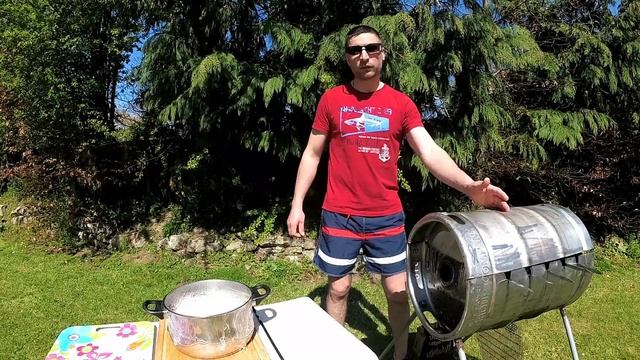 Мангал с Нержавейки из Пивной Бочки Своими Руками ! Недорогой, Надежный, Практичный и Долговечный ! смотреть онлайн