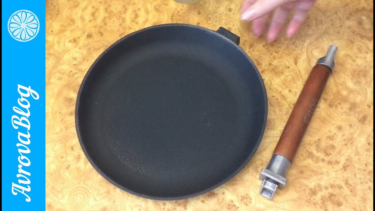 Как я подготавливала свою новую чугунную сковороду для блинов к первому использованию.