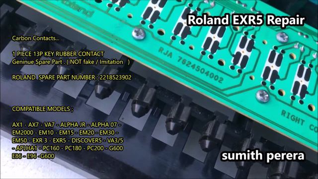 EXR5 Youtube all repair /Carbon Contacts/PSB-4U adapter/COMPATIBLE MODELS /Roland EXR5 / How to Fix смотреть онлайн