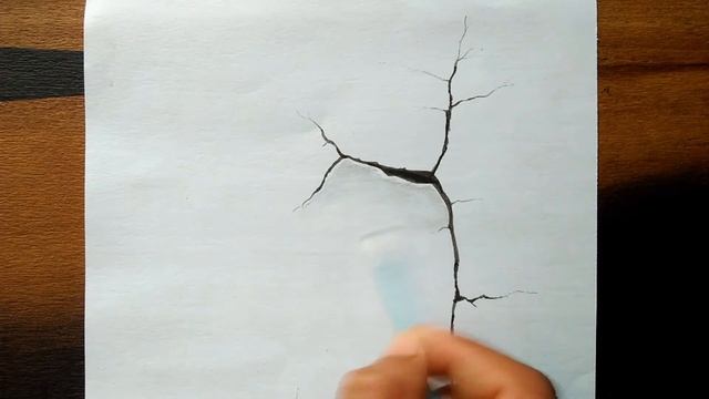 Crack drawing/ 3D crack drawing/ 3D drawing/ Realistic drawing/ 3D easy drawing. смотреть онлайн