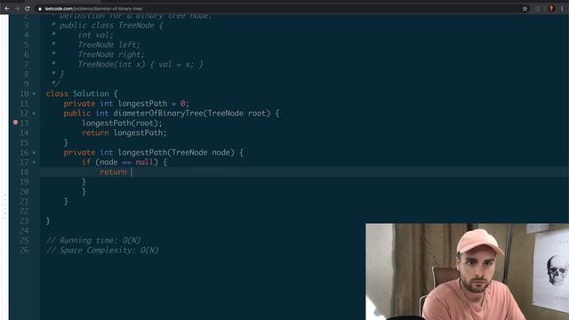 LeetCode 543 | Diameter of Binary Tree | Algorithm Explained (Java) смотреть онлайн