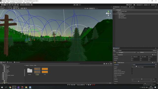 Создание Zombie-Survival на [Unity] - Звуки - Туториал по проекту смотреть онлайн