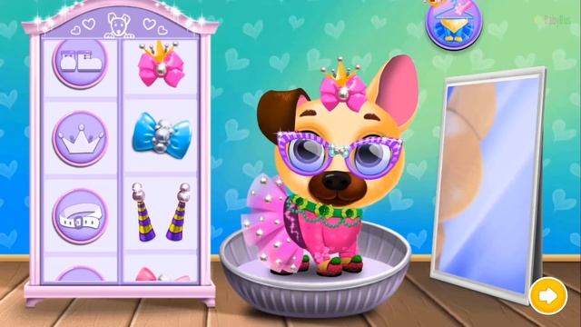 Kitty Puppy Pet Friends - Fun Clean Up Brush Teeth, Colorful Haircuts For Cat Dog- Funny Pet Games смотреть онлайн