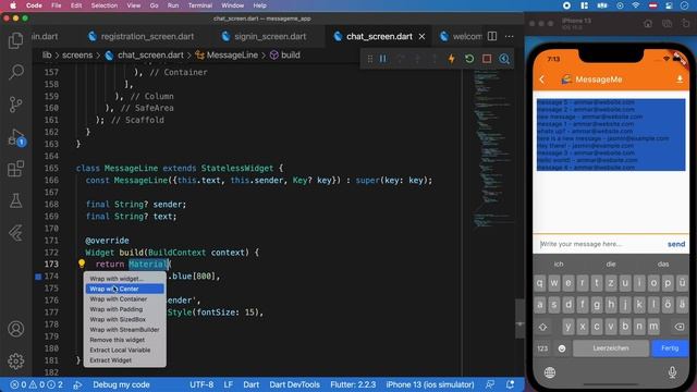 تصميم كيفية عرض الرسائل على شاشة الموبايل : Chat 14 - Flutter & Firebase/Firestore смотреть онлайн