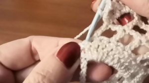Пелерина, накидка ажурная крючком. Ажурная накидка крючком для начинающих. 1Часть.