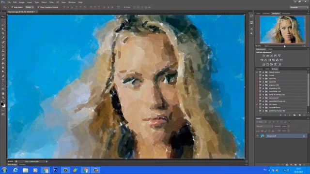 Портрет из фото собственными кистями смотреть онлайн