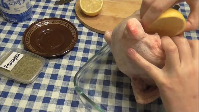 Курица в духовке! ПРОСТОЙ способ приготовить курицу! смотреть онлайн