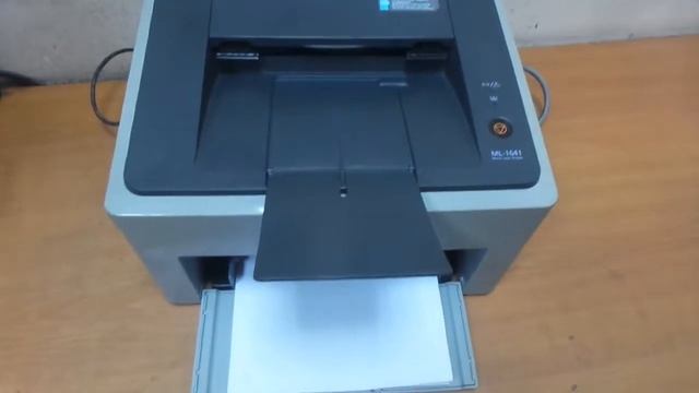 Работа принтера Samsung ML-1641 смотреть онлайн