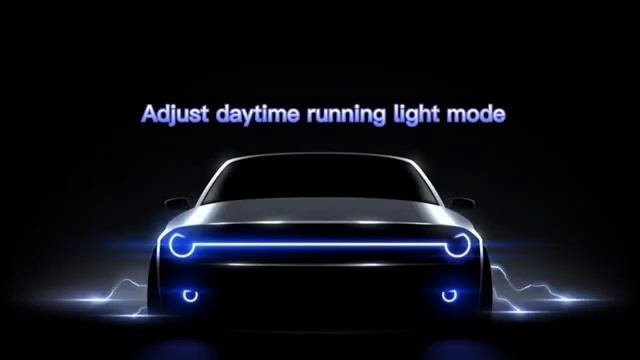 LED лента подсветки крышки капота с функцией бегущего повоота смотреть онлайн