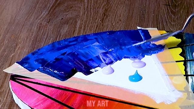 How To Painting With Acrylic | The Girl Looking For Moon смотреть онлайн