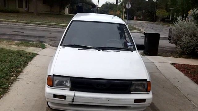 100% electric car Ford Festiva for sale part 1 walk around смотреть онлайн