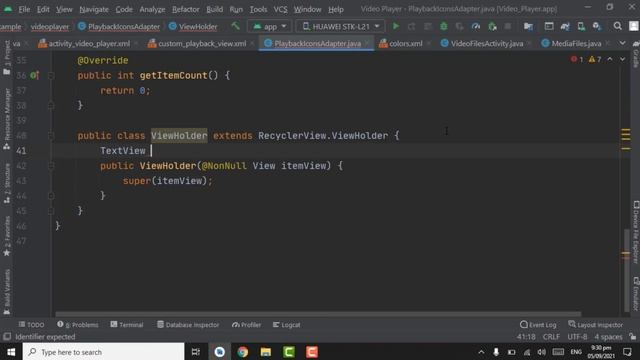 Video Player App in Android Studio (Part 18) | Show List of Icons in Horizontal Recyclerview смотреть онлайн