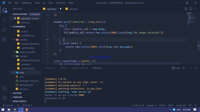 MERN Stack Build Ecommerce Website Using Reactjs, Nodejs, Express and MongoDb Part 8 смотреть онлайн