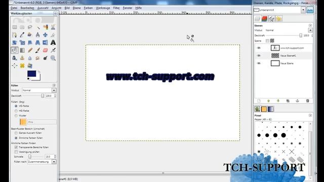 Schein nach außen in Gimp смотреть онлайн