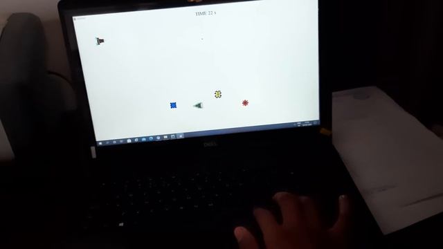 Python- game_2 (both player movements, random generation, more enemies, Time passed, score, speed) смотреть онлайн