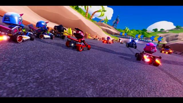 ? Stampede: Racing Royale IRL?! Games Aid Karting Finals! смотреть онлайн