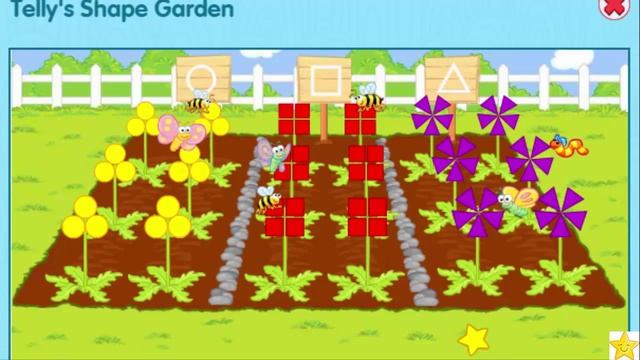 Sesame Street Telly's Shape Garden смотреть онлайн