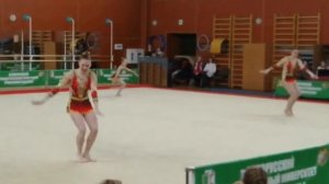 Минск. Спортивная акробатика. Женская тройка