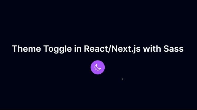 How to Implement Dark Mode in React/Next.js Using Sass смотреть онлайн
