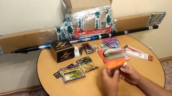 Распаковка силиконовой приманки Reins Swamp Mini