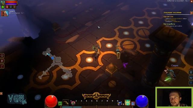 Torchlight 2 - Прохождение. Скиталец. Хардкор. Часть 16: Портал зверя. Забытые кладовые. Механик смотреть онлайн