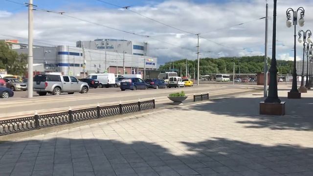 Калининград. Привокзальная площадь, вокзал.. смотреть онлайн