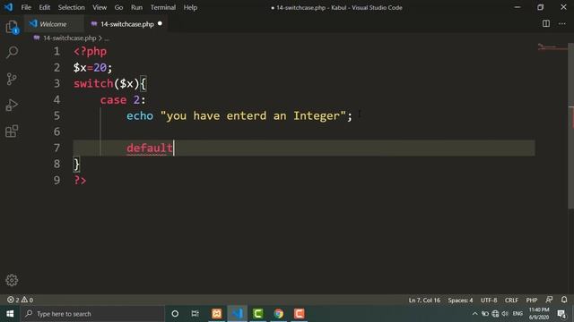 14-PHP Switch Case php English tutorial by Hafizuddin Marouf from IT Kabul смотреть онлайн