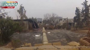 Сирия Танки работают в аль Кабуне