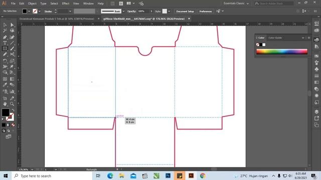 Mudah Banget ,,! Cara Membuat Desain Pola Kemasan Dengan Cepat смотреть онлайн