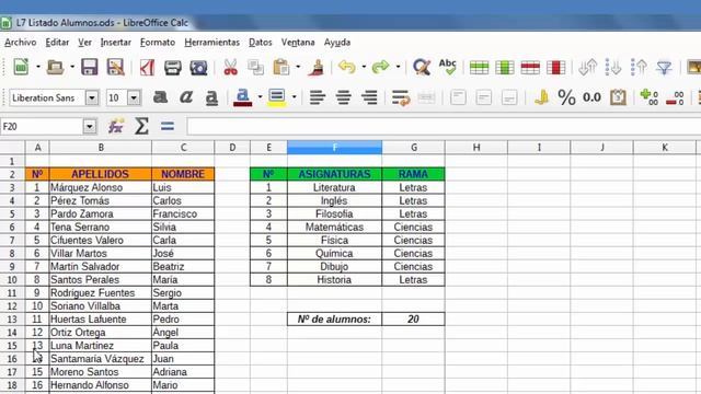 Tutorial LibreOffice Calc - 07/34 Alto/ancho, insertar/eliminar, ocultar/mostrar. Combinar/dividir. смотреть онлайн