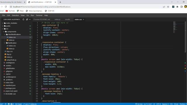 React JS | Coding Practice 36 Alert Notifications — CCBP NxtWave смотреть онлайн